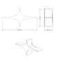 Hanah Home Susen - Blanco y Negro